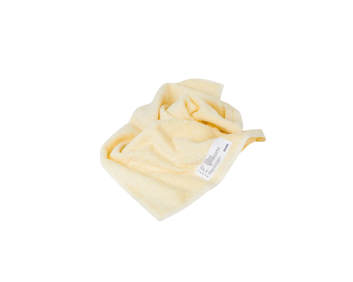 Heavy Towel - Hand Towel - Pale Yellow - Image 4