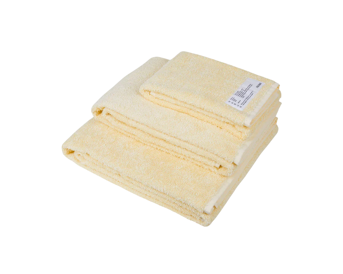 Heavy Towel - Hand Towel - Pale Yellow - Image 5